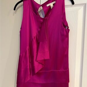 Diane Von Furstenberg Fuchsia Blouse